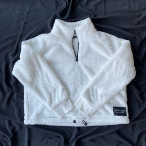 calvin klein performance quarter-zip
